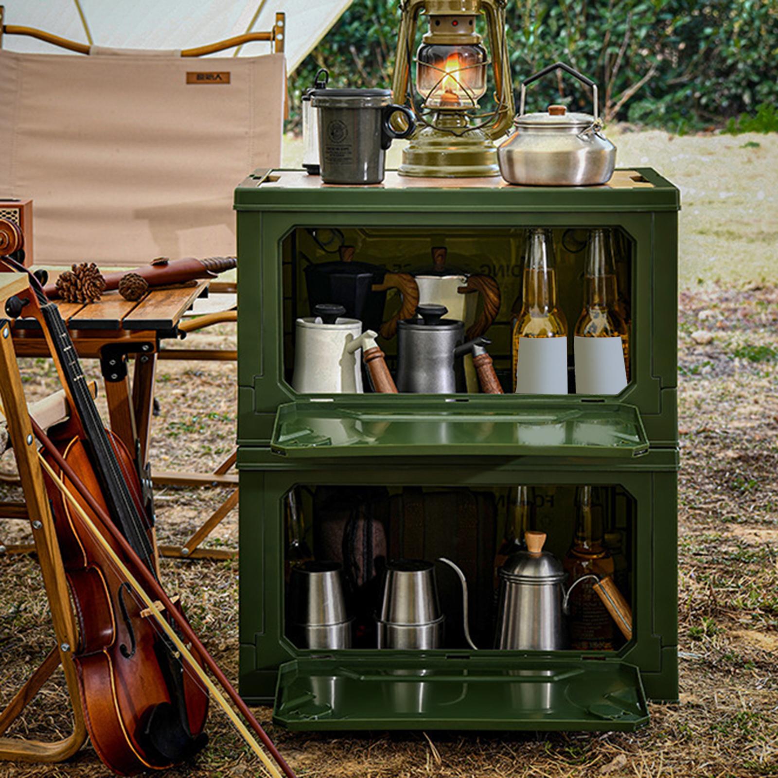 Outdoor Camping Bin - Caixa de Armazenamento para Camping, Recipiente