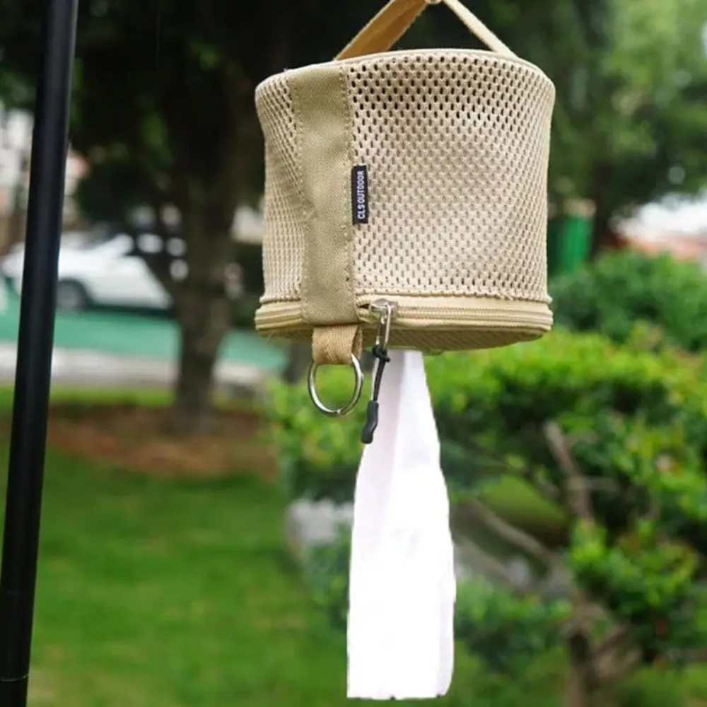 Outdoor Camping Bin - Estojo de tecido para acampamento ao