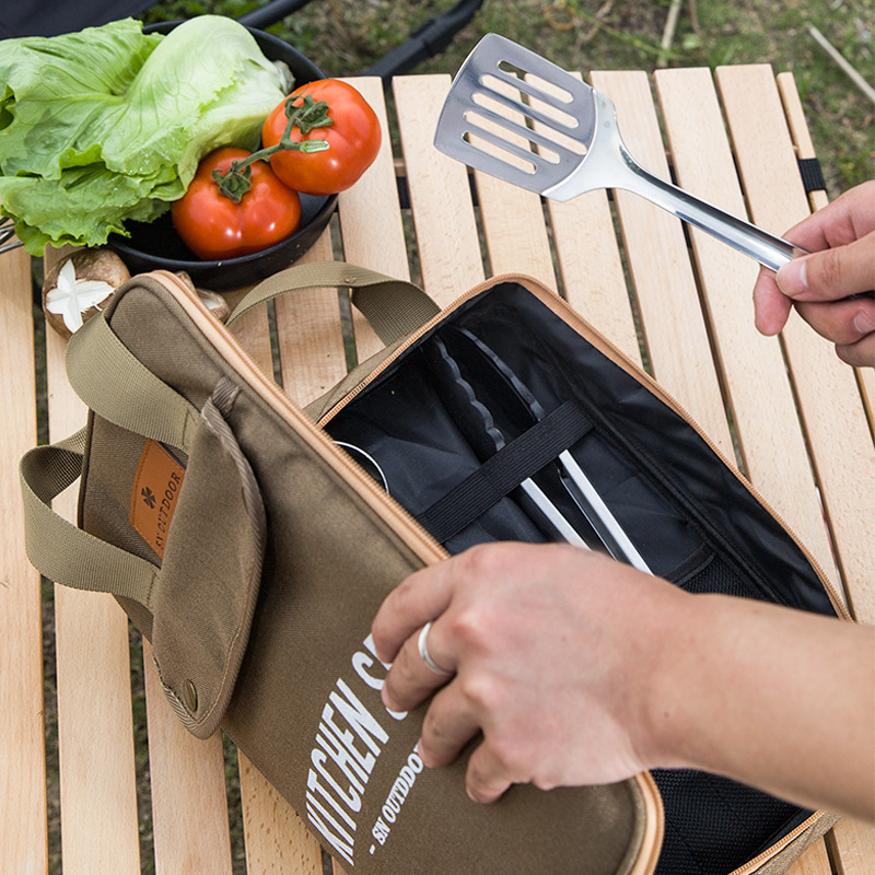 Outdoor Camping Uk - Conjunto de Utensílios de Cozinha para
