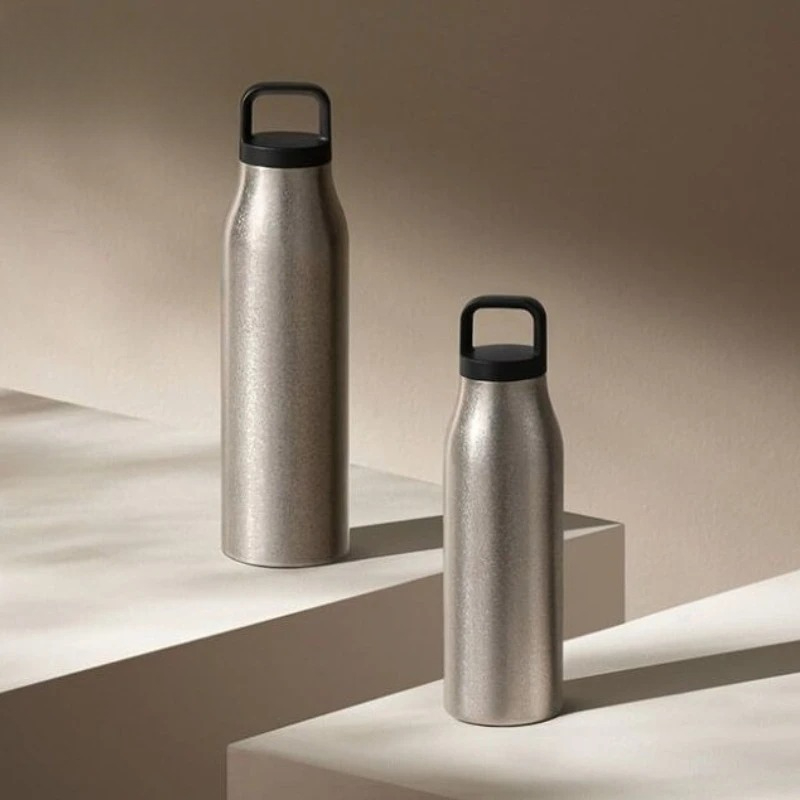 Vacuum Insulated Flask - Copo Isolado de Titânio Portátil com