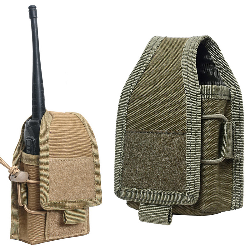 Outdoor Camping Magazine - Molle rádio bolsa interfone titular do