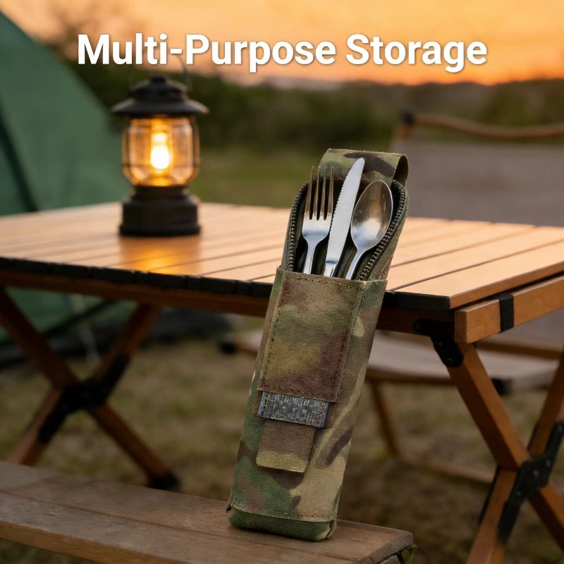 Outdoor Camping Magazine - Bolsa Tática Camo Molle para Revistas