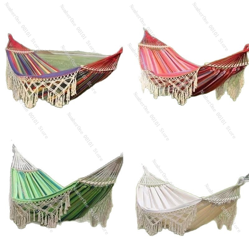Outdoor Camping Hammock - Rede de Descanso Dupla de Lona