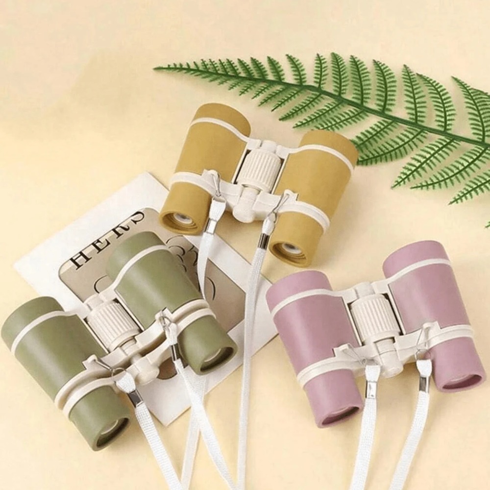 Outdoor Camping Toys - Binóculos Infantis Duráveis de Duplo Lente