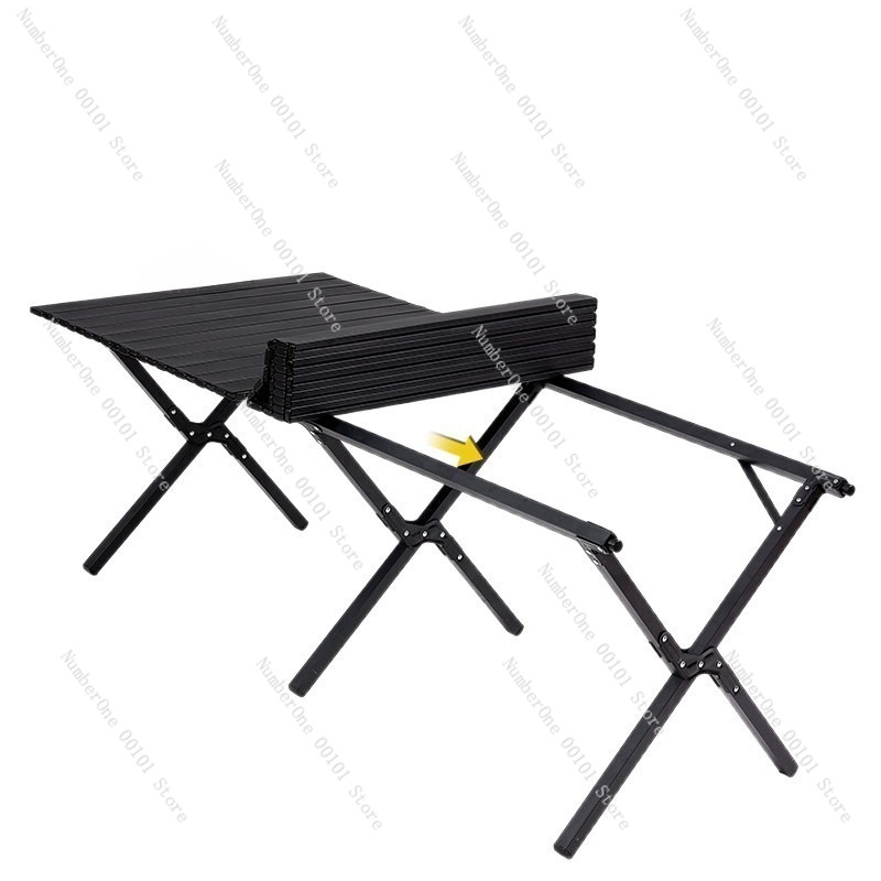 Outdoor Camping Folding Chairs - Conjunto de Mesa e Cadeiras Dobráveis
