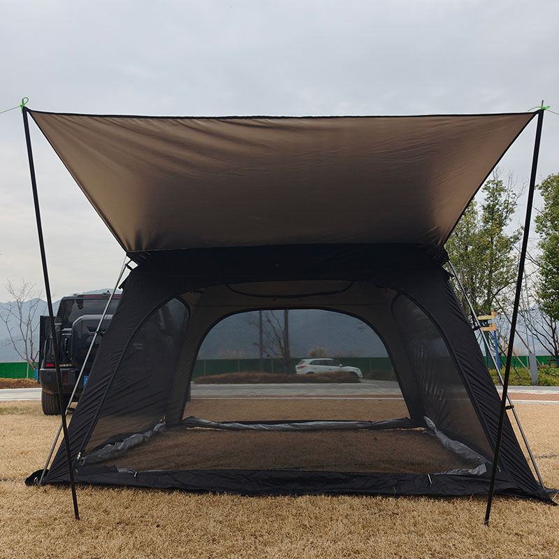 Outdoor Camping Car Tail Tent - Barraca de acampamento SUV para 6