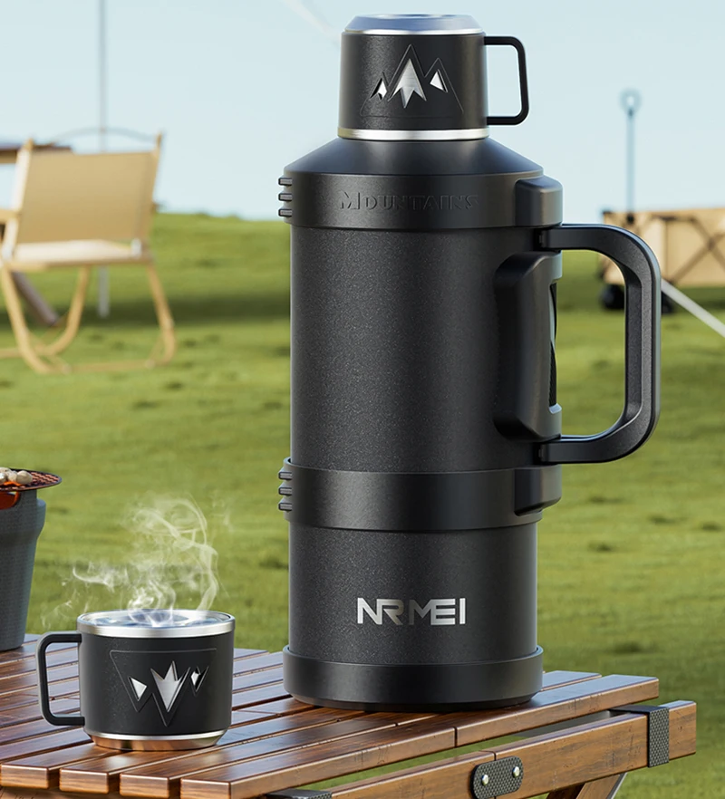 Vacuum Insulated Flask - Garrafa térmica de grande capacidade de