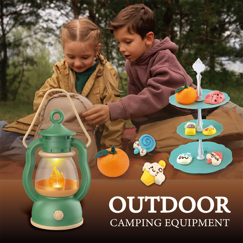 Outdoor Camping Toys - Crianças conjunto de acampamento fogueira fingir