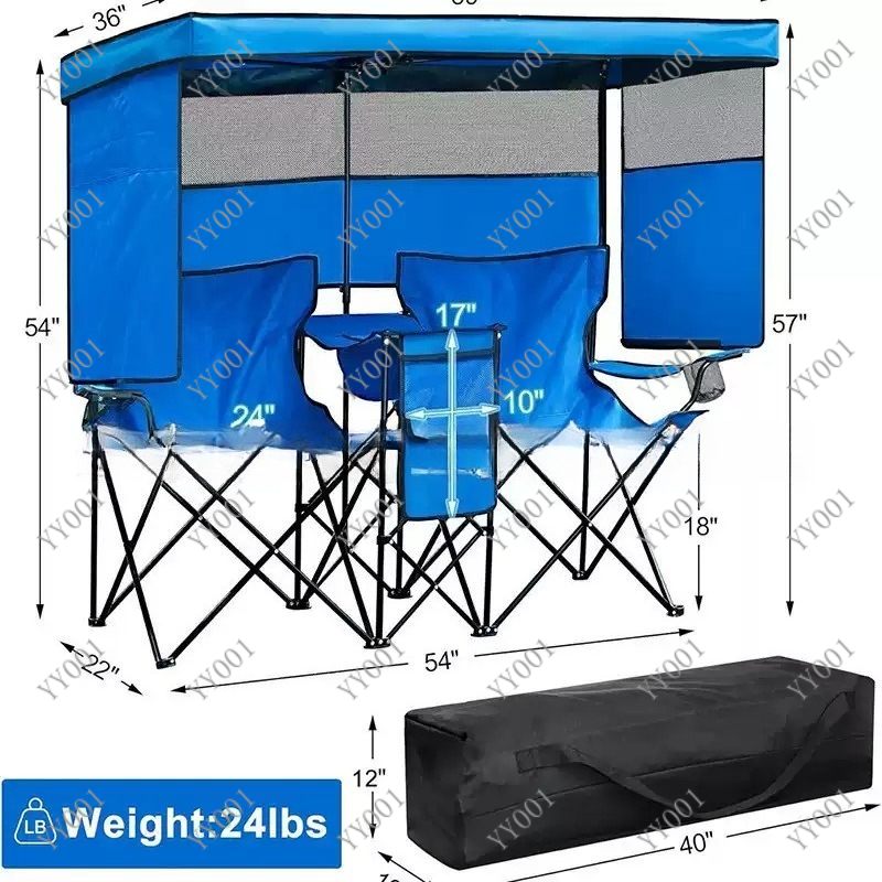 Outdoor Camping Folding Chairs - Cadeira de Camping Portátil Dobrável com
