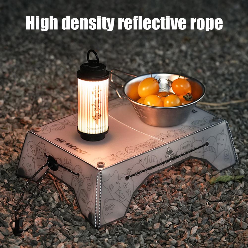 Outdoor Camping Bin - Mesa Dobrável de Plástico PP para