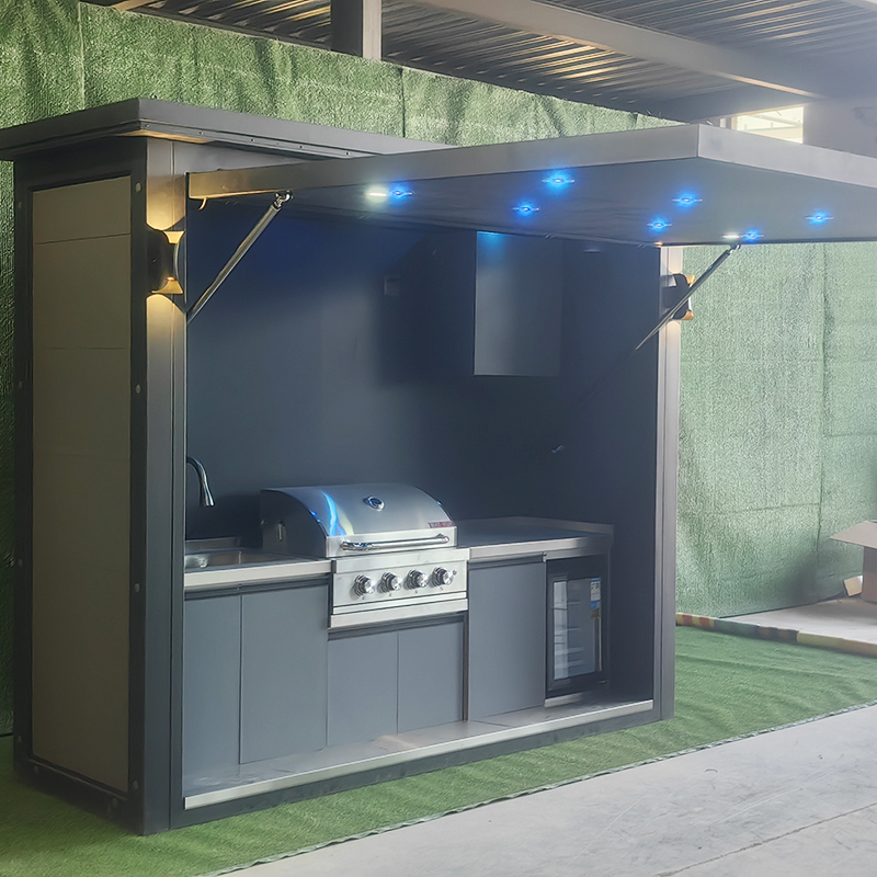 Outdoor Camping Kitchen Setup - Cozinha Portátil para Exterior à Prova