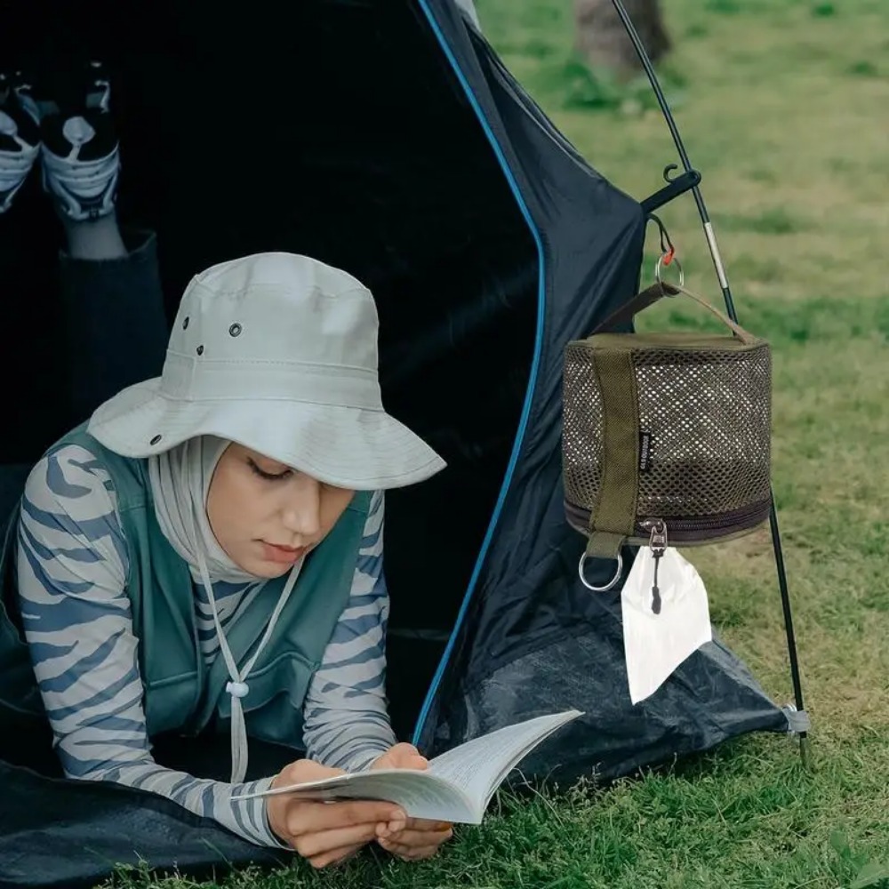 Estojo de tecido para acampame - Outdoor Camping Bin avaliação e preço