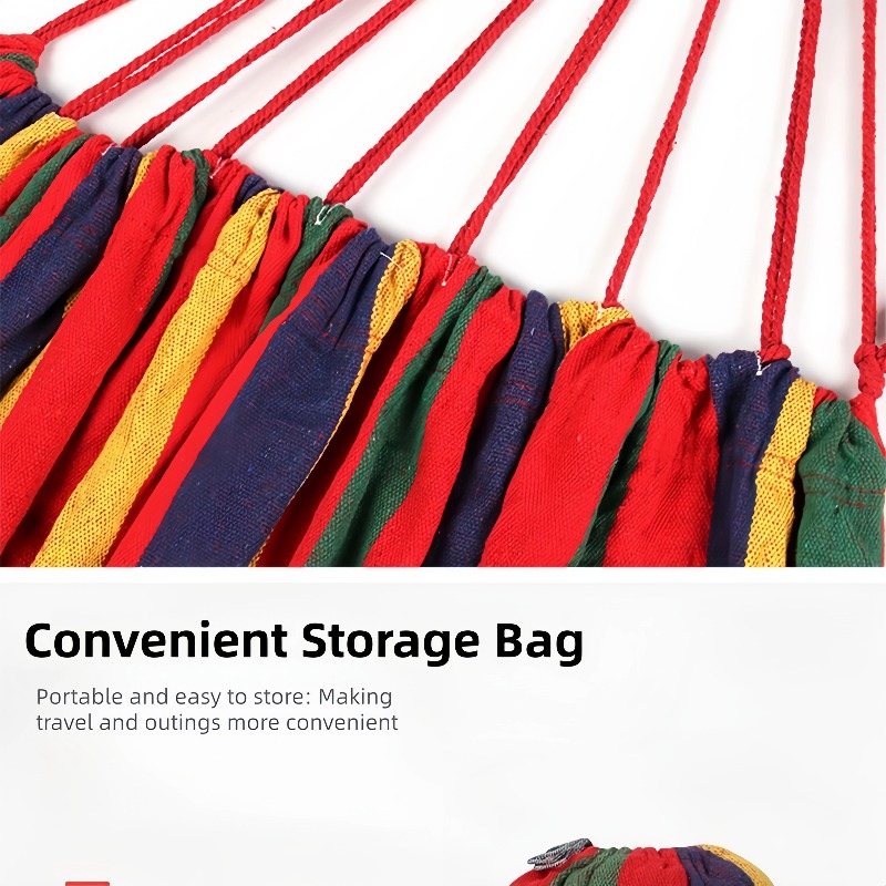 Rede de Lona Grossa para Exter - Outdoor Camping Hammock avaliação e preço
