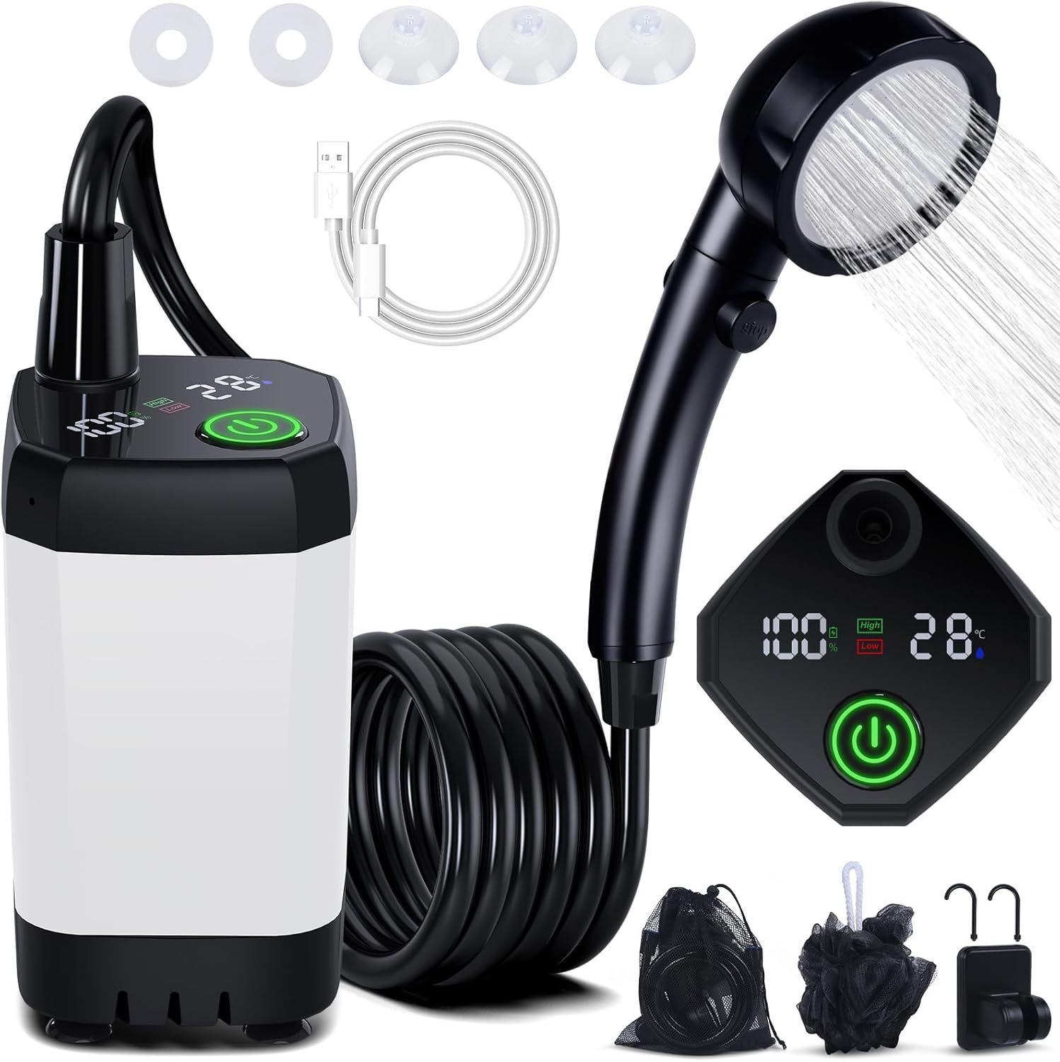 Chuveiro Elétrico Portátil Aut - Outdoor Camping Showers avaliação e preço