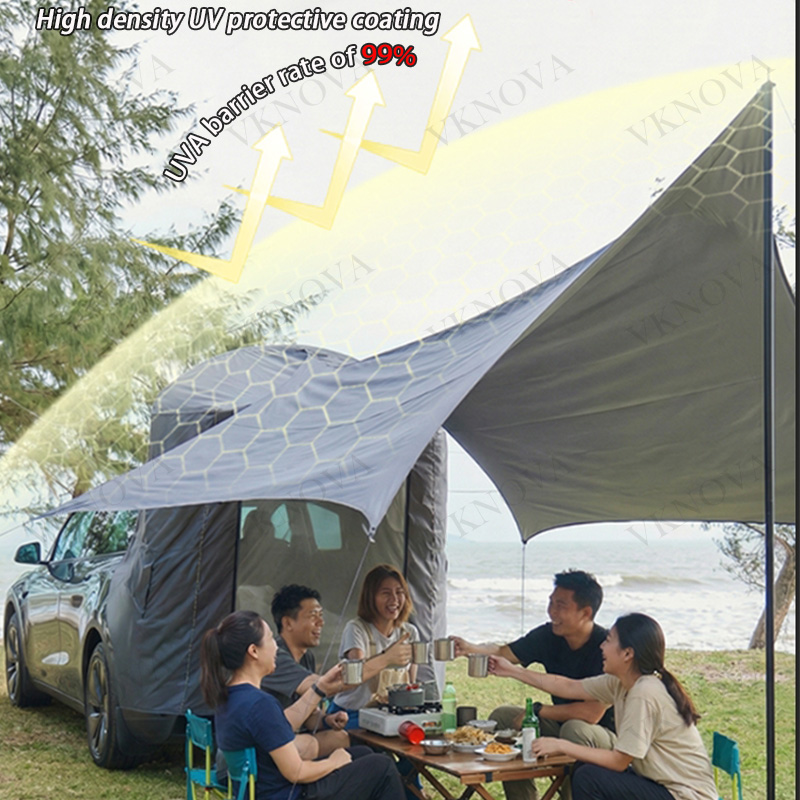 Tenda Traseira para Carro de C - Outdoor Camping Car Tail Tent avaliação e preço