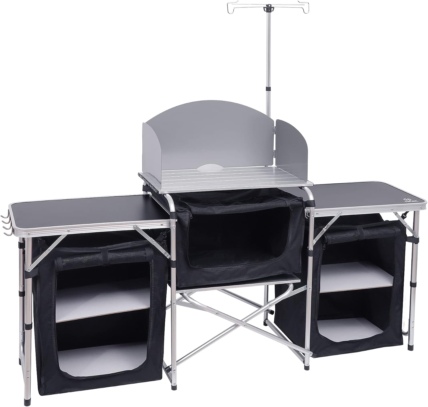 Mesa de Cozinha Dobrável para  - Outdoor Camping Kitchen Setup avaliação e preço