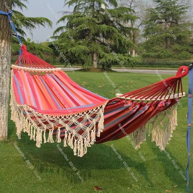 Rede de Descanso Dupla de Lona - Outdoor Camping Hammock avaliação e preço