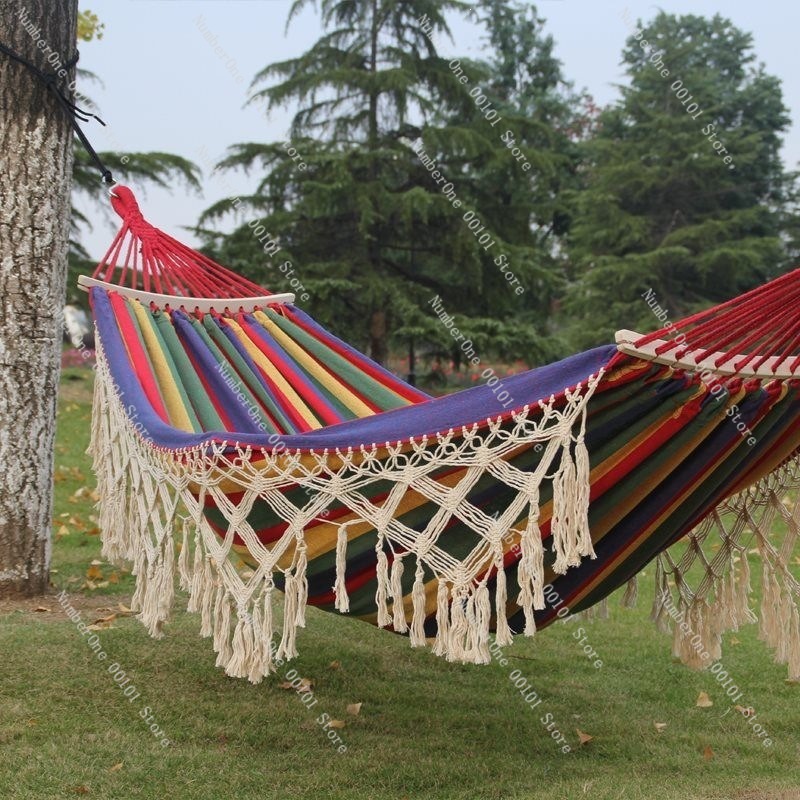 Rede de Descanso Dupla de Lona - Outdoor Camping Hammock avaliação e preço