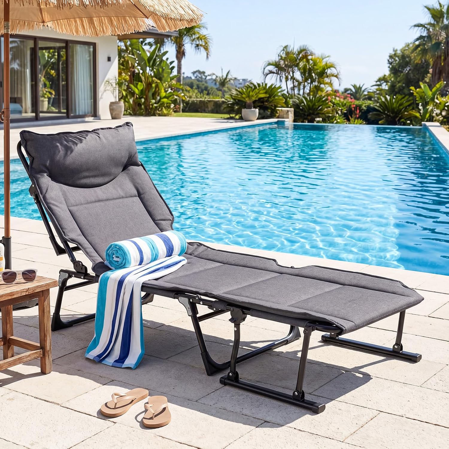 Conjunto de 2 Cadeiras Dobráve - Outdoor Camping Folding Chairs avaliação e preço