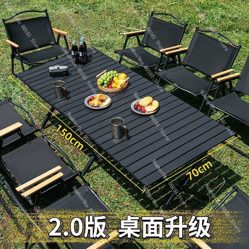 Conjunto de Mesa e Cadeiras Do - Outdoor Camping Folding Chairs avaliação e preço