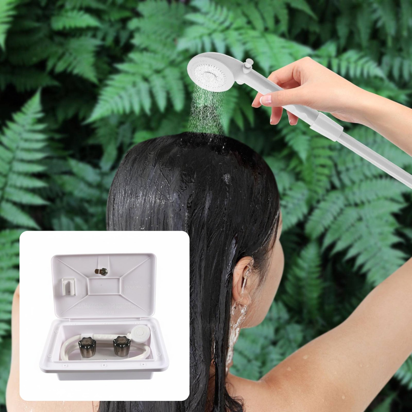 Caixa de Chuveiro Externa Comp - Outdoor Camping Showers avaliação e preço