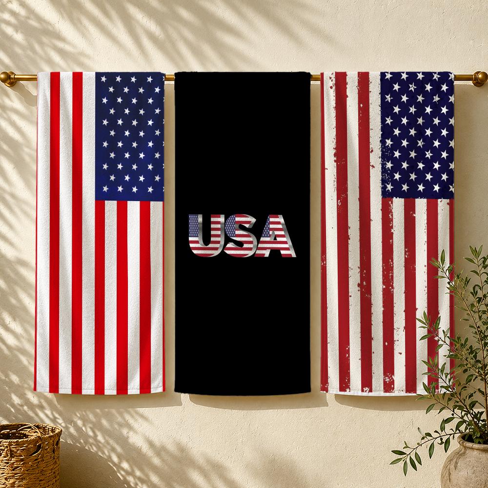 Toalha de praia Flag A-America - Outdoor Camping Usa avaliação e preço