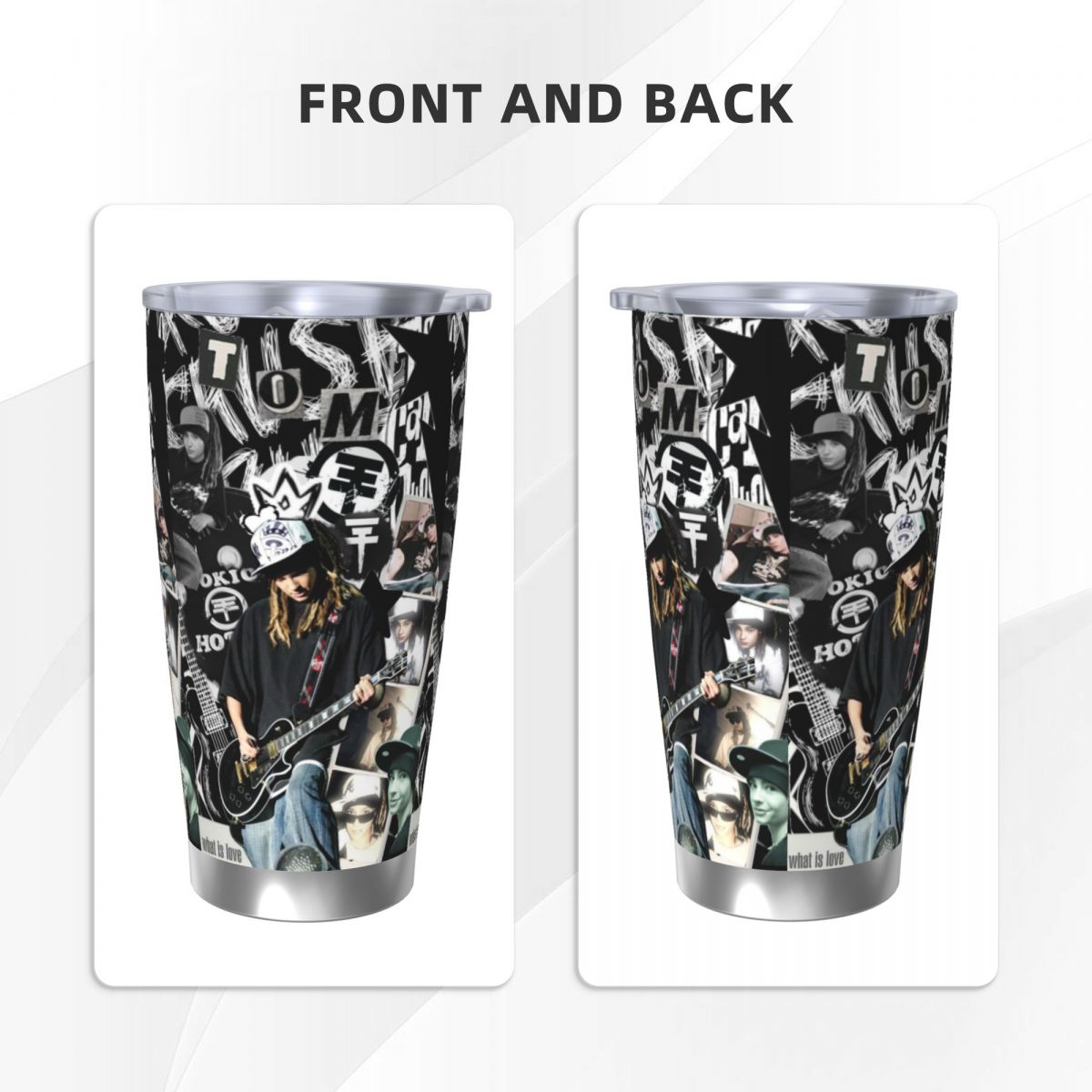 Tokio Hotel Tom Kaulitz Music  - Vacuum Insulated Flask avaliação e preço