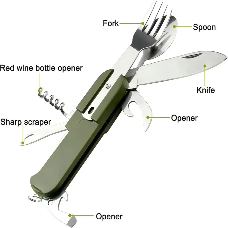 Conjunto de Utensílios de Viag - Outdoor Camping Uk avaliação e preço