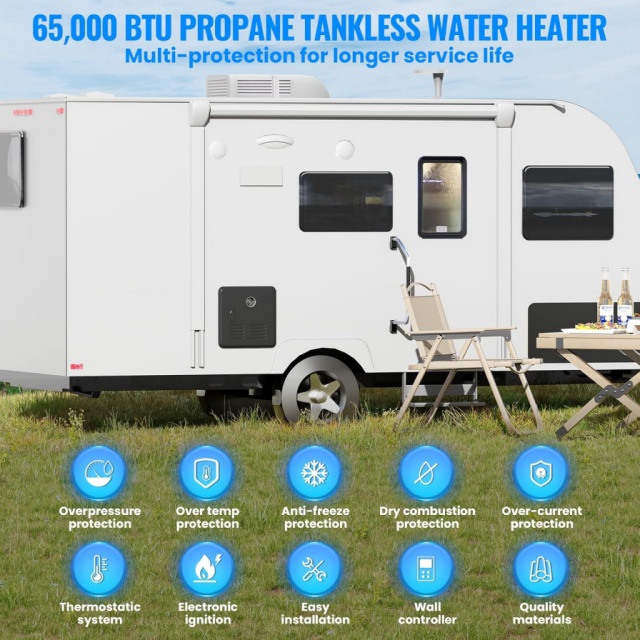 Aquecedor de Água a Gás Portát - Outdoor Camping Showers avaliação e preço