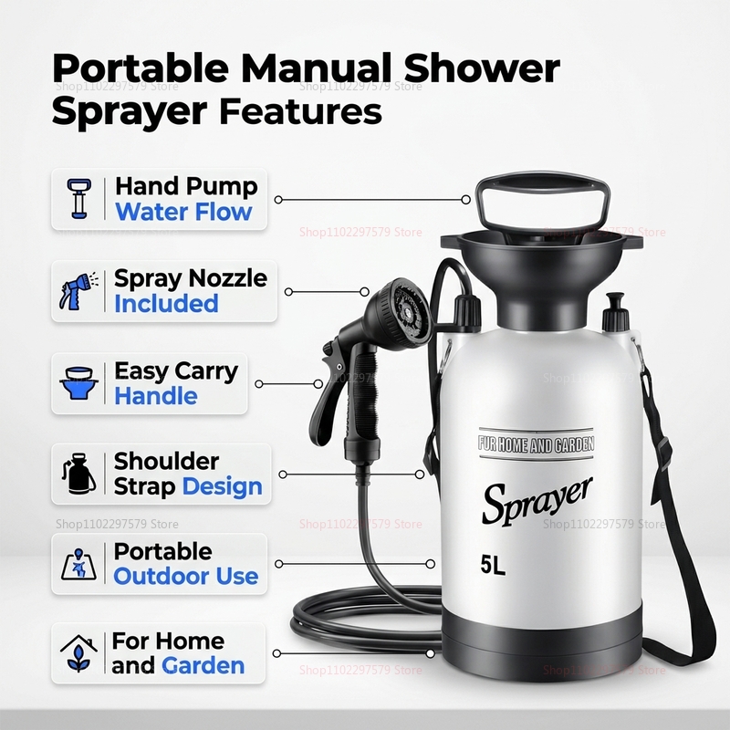 Chuveiro Portátil para Camping - Outdoor Camping Showers avaliação e preço