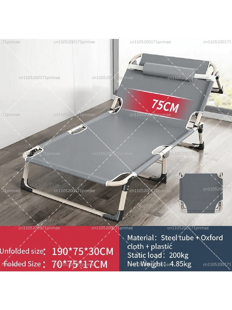 Cama Dobrável de Metal Moderna - Outdoor Camping Folding Chairs avaliação e preço