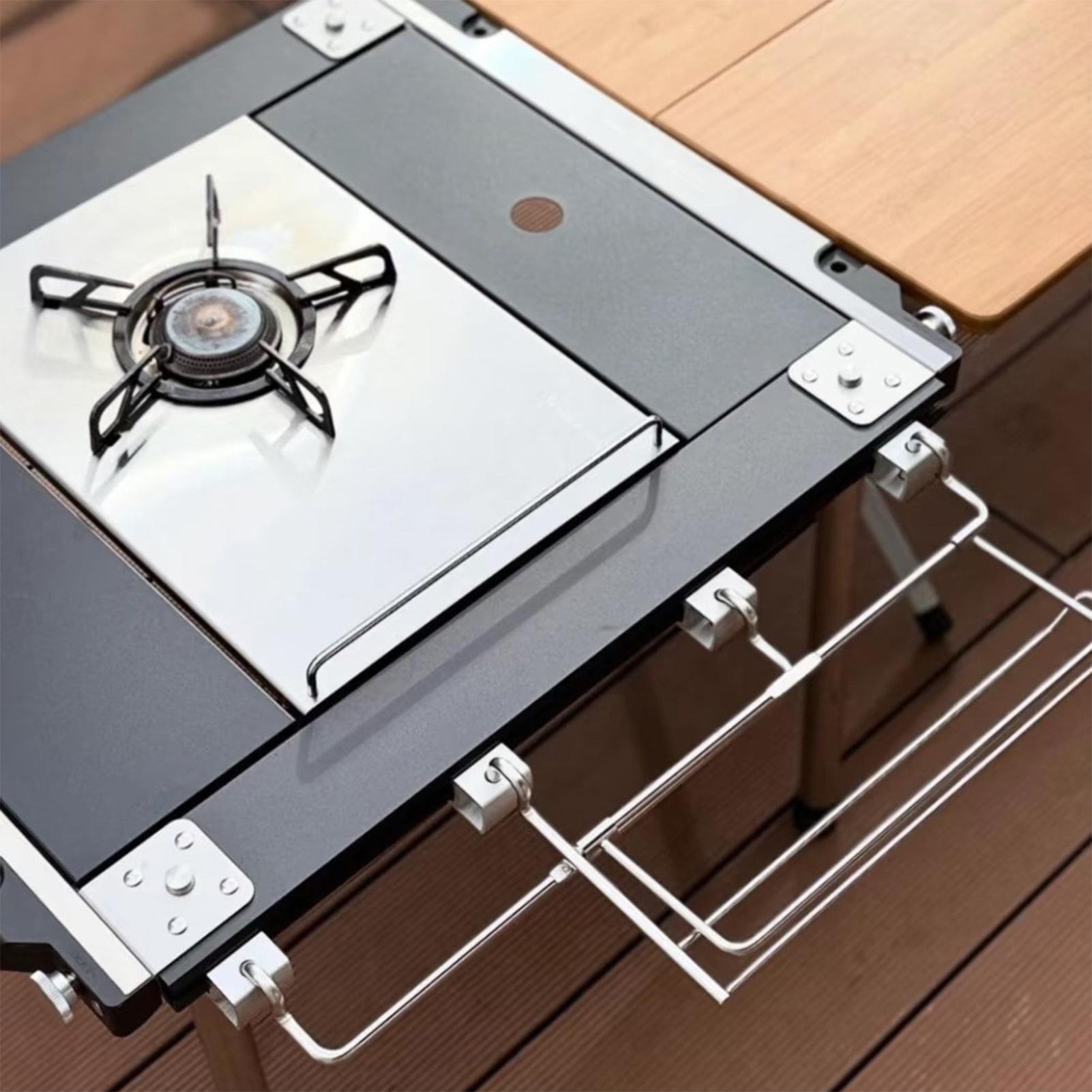 Fivela deslizante para mesa de - Outdoor Camping Kitchen Setup avaliação e preço
