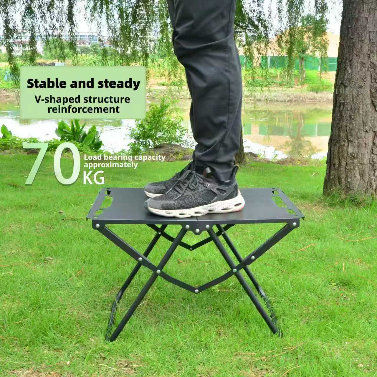 Mesa Tática IGT Dobrável de Aç - Outdoor Camping Kitchen Setup avaliação e preço