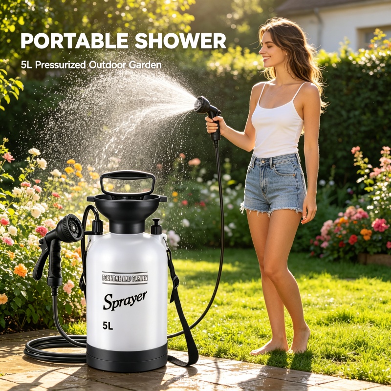 Chuveiro Portátil de Camping 5 - Outdoor Camping Showers avaliação e preço