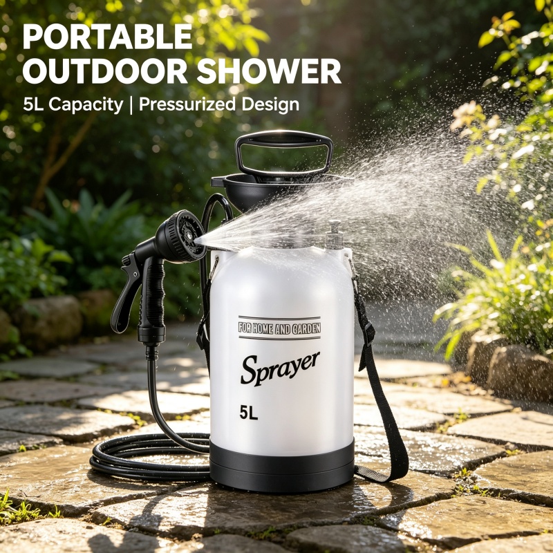 Chuveiro Portátil de Camping 5 - Outdoor Camping Showers avaliação e preço